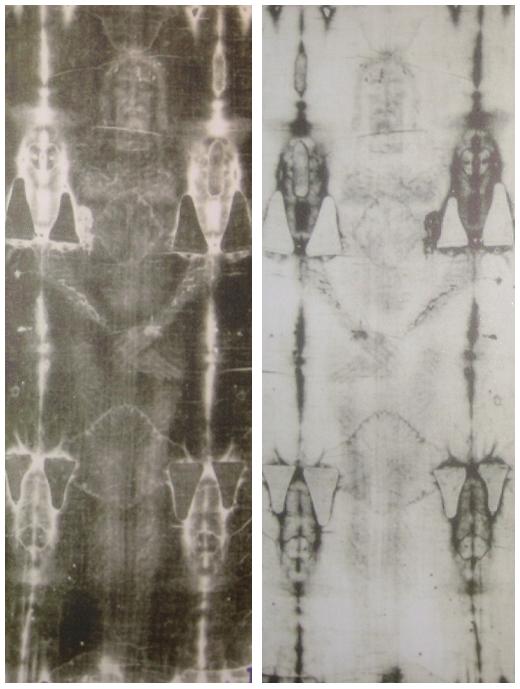 Shroud of Turin positive and negative comparison