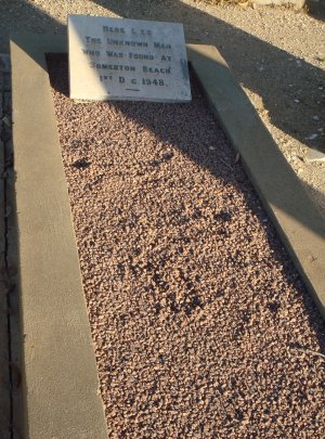 The Somerton Man's grave at West Terrace Cemetery