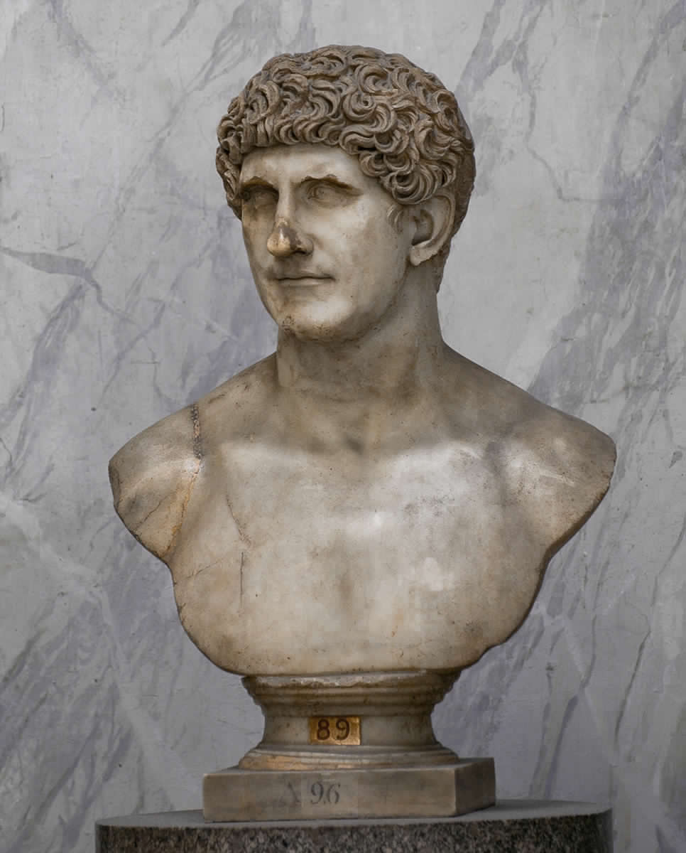 Marble bust of Mark Antony