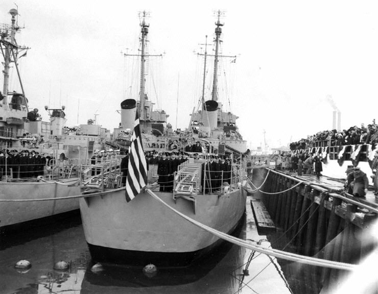 USS Eldridge being transferred to Greece, 1951