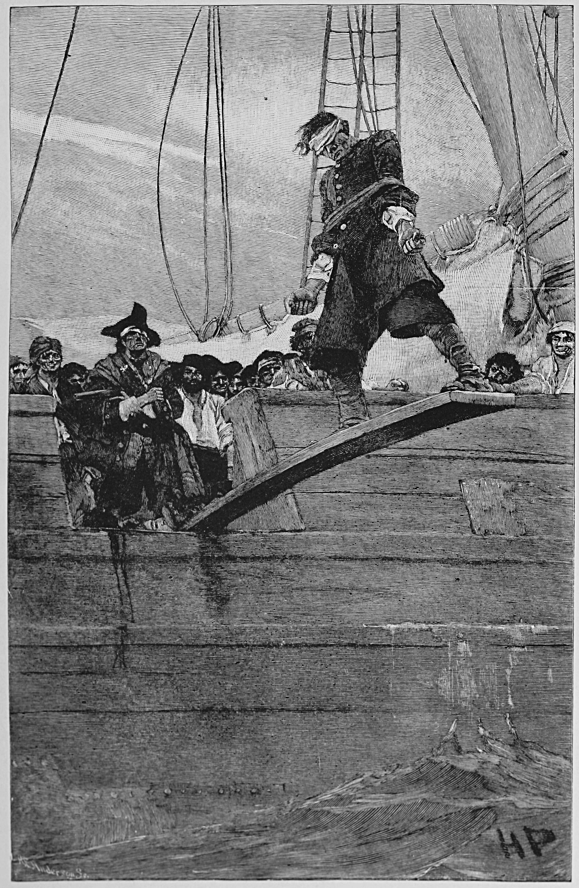 Howard Pyle's Walking the Plank, 1887