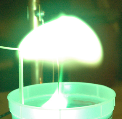 Laboratory plasma experiment