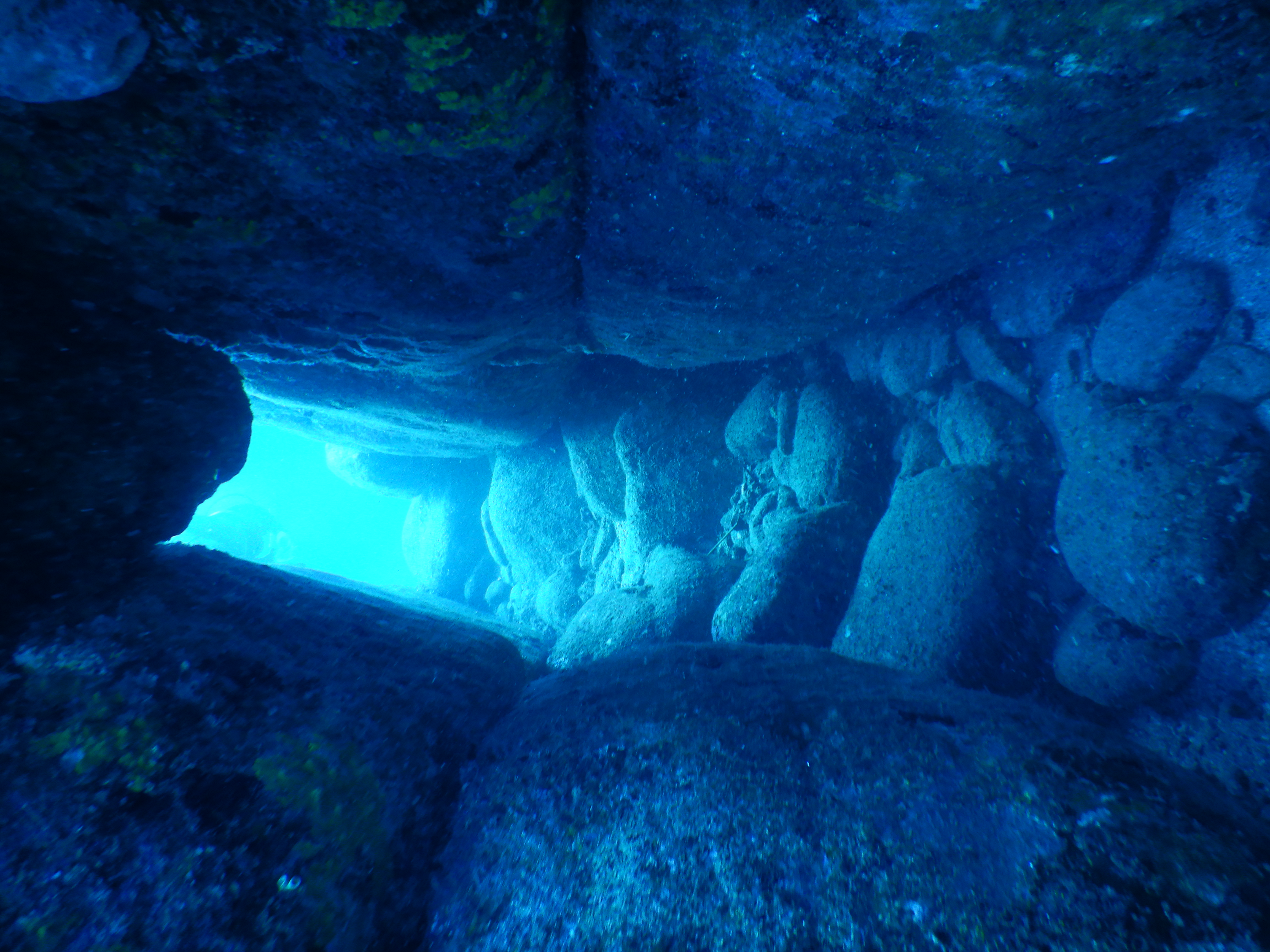 Underwater arch near the Yonaguni Monument