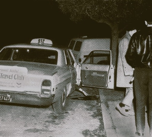 Presidio Heights crime scene, October 1969